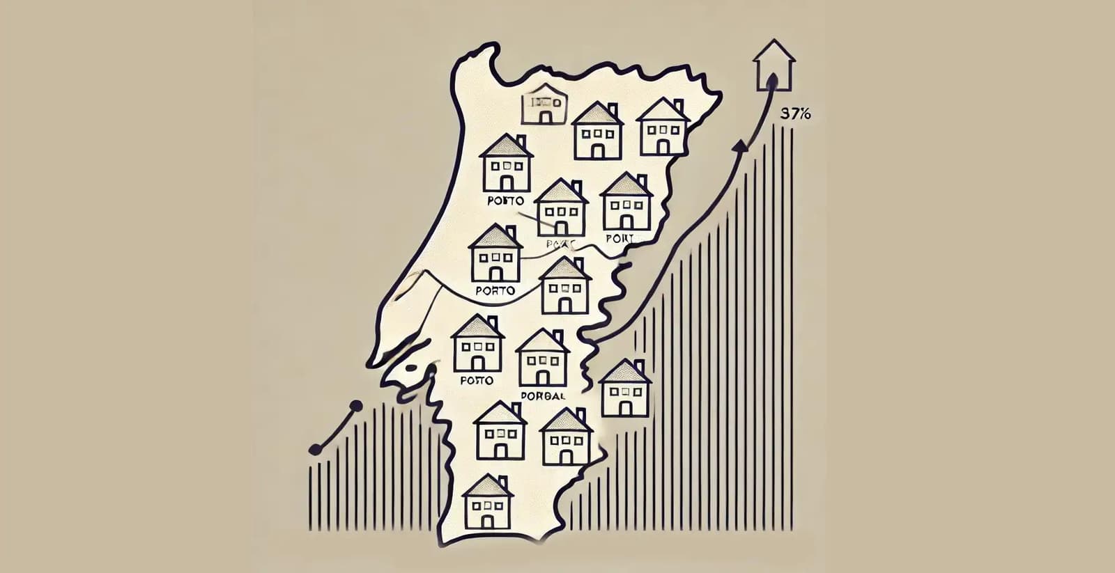 Evolução dos preços das casas nas principais cidades portuguesas: uma análise profunda